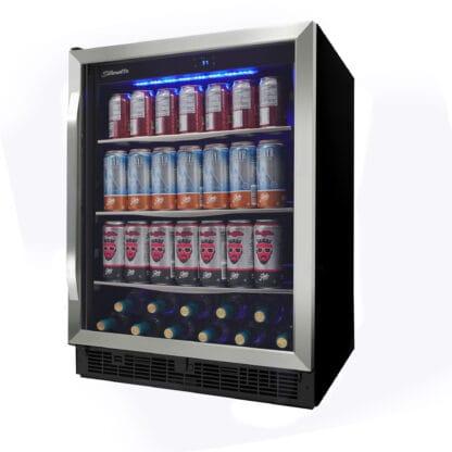 SILHOUETTE SBC057D1BSS Silhouette Riccotta 24"" Single Zone Beverage Center