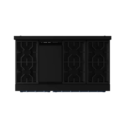 THOR KITCHEN RSG48EBBLU 48 Inch Professional Gas Range With Tilt Panel Touch Control In BLA...