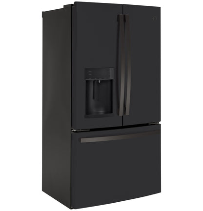 GE APPLIANCES GYE22GENDS Ge Energy Star 22.2 Cu. Ft. Counter-depth French-door REFRIGE...