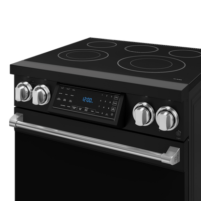 THOR KITCHEN RSE30BSS 30 Inch Professional Electric Range With Tilt Panel Touch Control I...