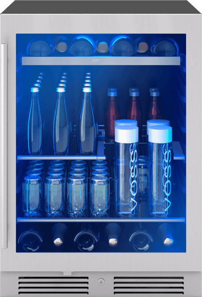 ZEPHYR PRB24C01CG Zephyr 24"" Single Zone Beverage Cooler