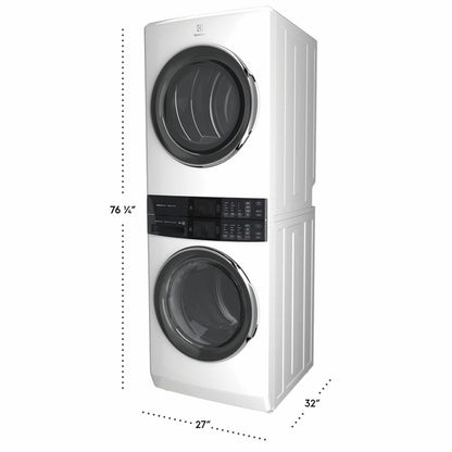 ELECTROLUX ELTG7600AW Electrolux Laundry Tower Single Unit Front Load 4.5 Cu. Ft. WAS...