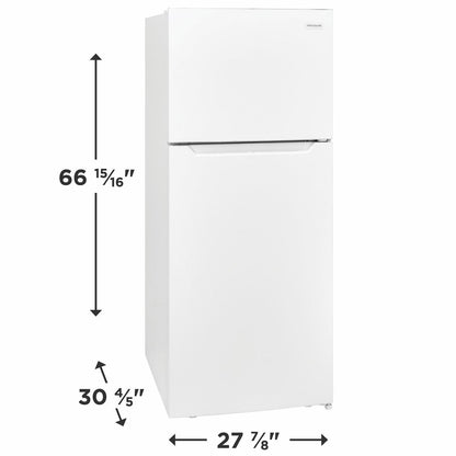 FRIGIDAIRE FFHT1822UW Frigidaire 17.6 Cu. Ft. Top Freezer Refrigerator