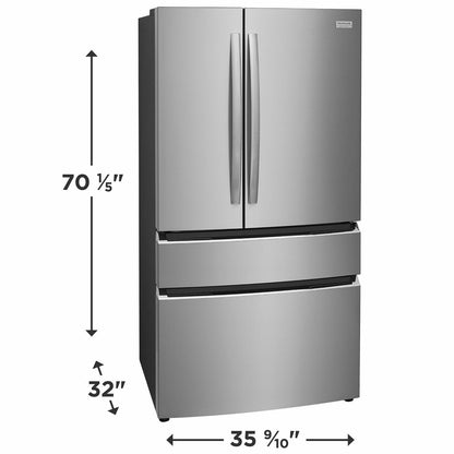 FRIGIDAIRE GRMG2272CF Frigidaire Gallery 22.1 Cu. Ft. Counter-depth 4-door French Door RE...