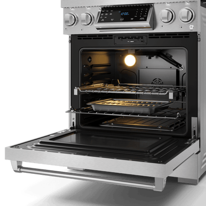 THOR KITCHEN RSG30 30 Inch Professional Gas Range With Tilt Panel Touch Control In STA...