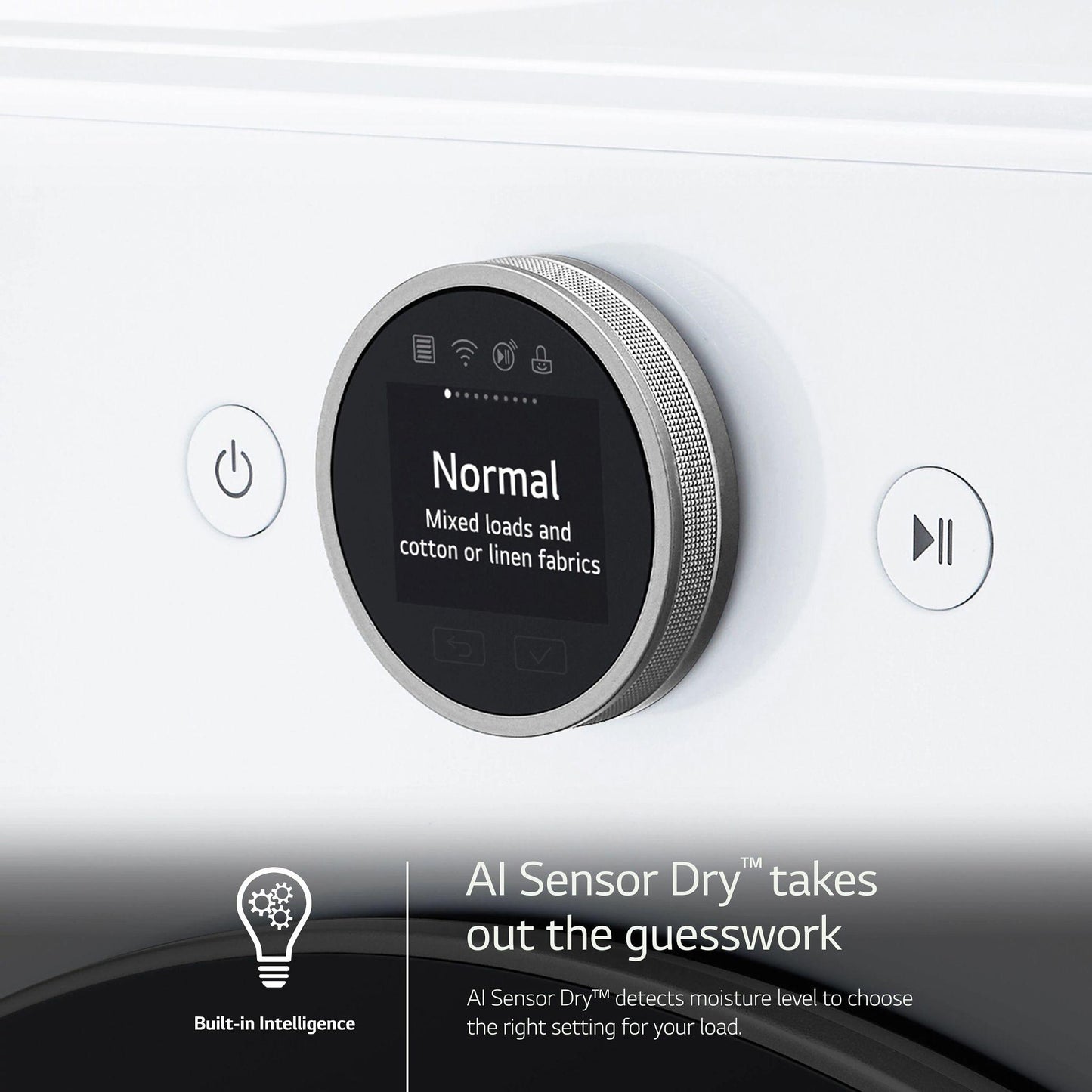 LG DLGX5501W 7.4 Cu. Ft. Ultra Large Capacity Smart Front Load Gas Energy Star D...
