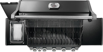 NAPOLEON BBQ RP625SIBPK2 Rogue Pro 625 Sib With Infrared Side Burner , Propane, Black