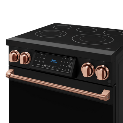 THOR KITCHEN RSE30BRSG 30 Inch Professional Electric Range With Tilt Panel Touch Control I...