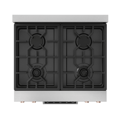 THOR KITCHEN RSG30RSG 30 Inch Professional Gas Range With Tilt Panel Touch Control In STA...