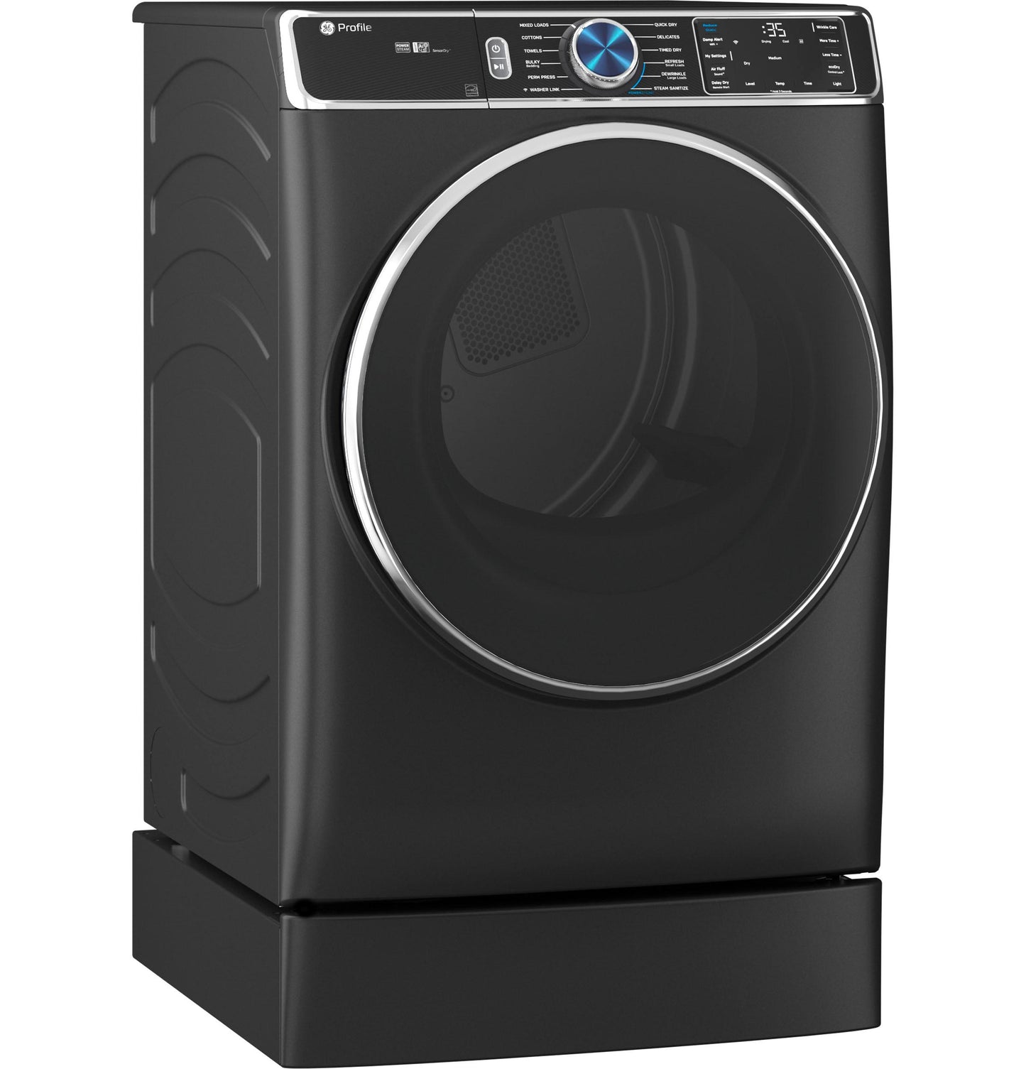 GE APPLIANCES PFD95ESPTDS GE Profile 7.8 Cu. Ft. Capacity Smart Front Load Electric DRYER...