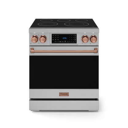 THOR KITCHEN RSE30RSG 30 Inch Professional Electric Range With Tilt Panel Touch Control I...