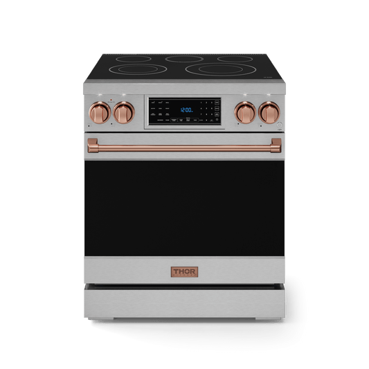 THOR KITCHEN RSE30RSG 30 Inch Professional Electric Range With Tilt Panel Touch Control I...