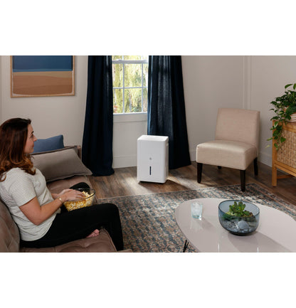 GE APPLIANCES ADHR22LB Ge 22 Pint Energy Star Portable Dehumidifier With Smart Dry F...