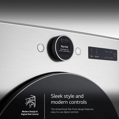 LG DLGX5501V 7.4 Cu. Ft. Ultra Large Capacity Smart Front Load Gas Dryer With SE...