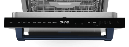 THOR KITCHEN DW24X8BA99BLU 24 Inch Dishwasher Stainless Steel/navy Blue | Gordon Ramsay SERIES...