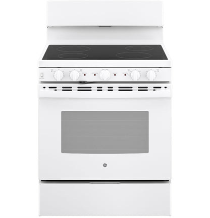 GE APPLIANCES JB480DTWW GE 30"" Free-standing Electric Radiant Smooth Cooktop Range