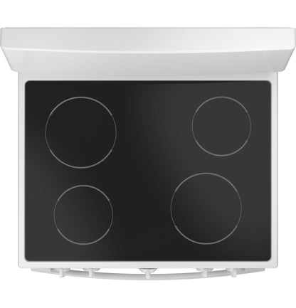 GE APPLIANCES JB480DTWW GE 30"" Free-standing Electric Radiant Smooth Cooktop Range