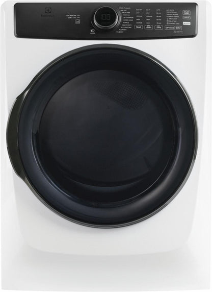 ELECTROLUX ELFG7738AW Electrolux Front Load Perfect Steam Gas Dryer With Luxcare D...