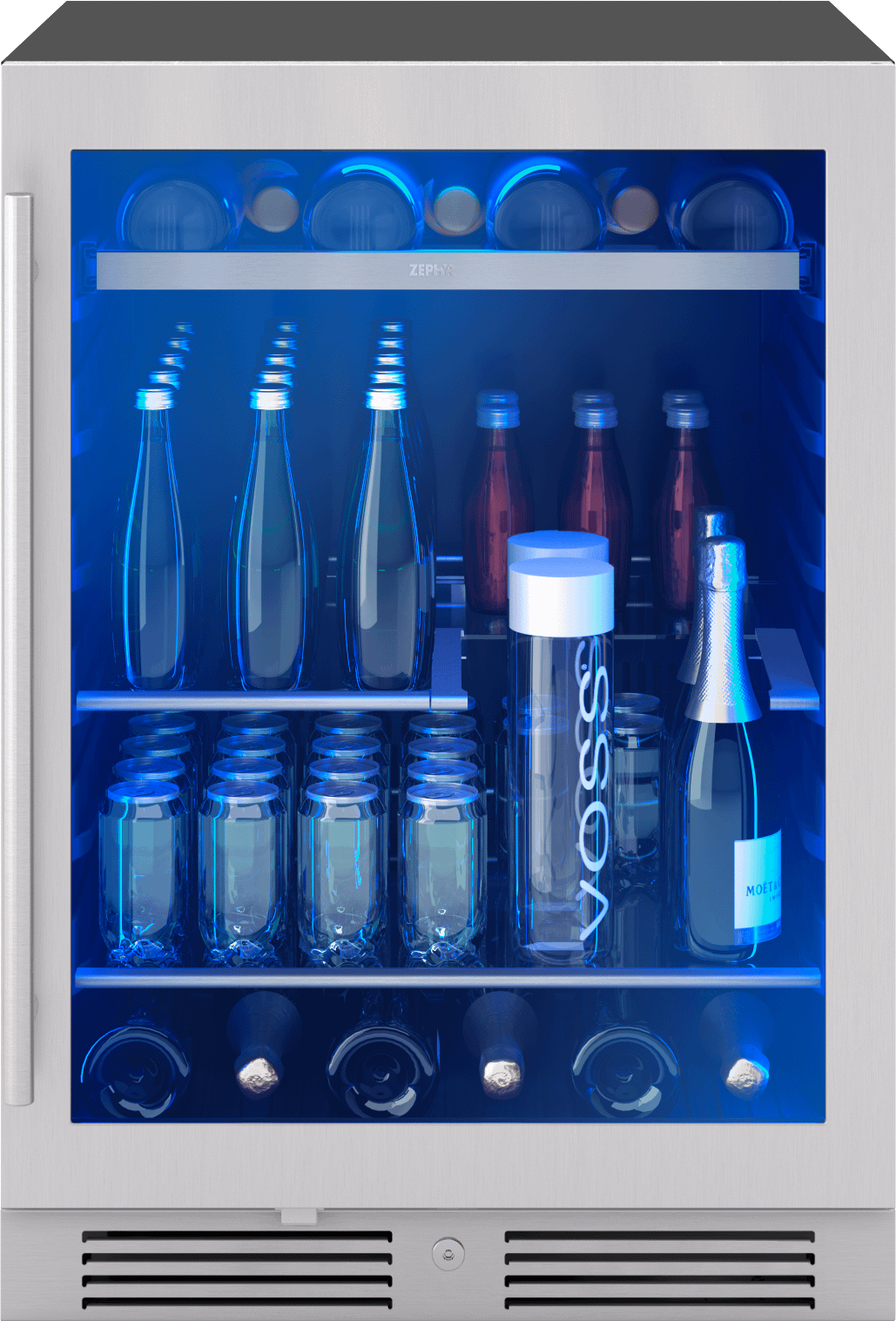 ZEPHYR PRB24C01CG Zephyr 24"" Single Zone Beverage Cooler