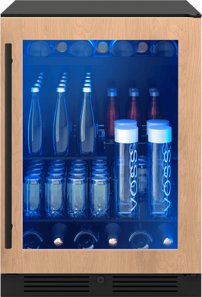ZEPHYR PRB24C01CPG Zephyr 24"" Panel Ready Single Zone Beverage Cooler