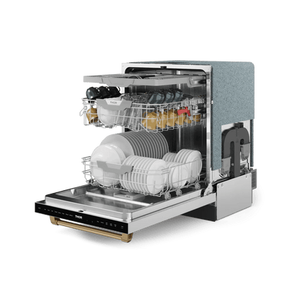 THOR KITCHEN DW24X8BA99BRZ 24 Inch Dishwasher Stainless Steel/bronze | Gordon Ramsay Series - ...
