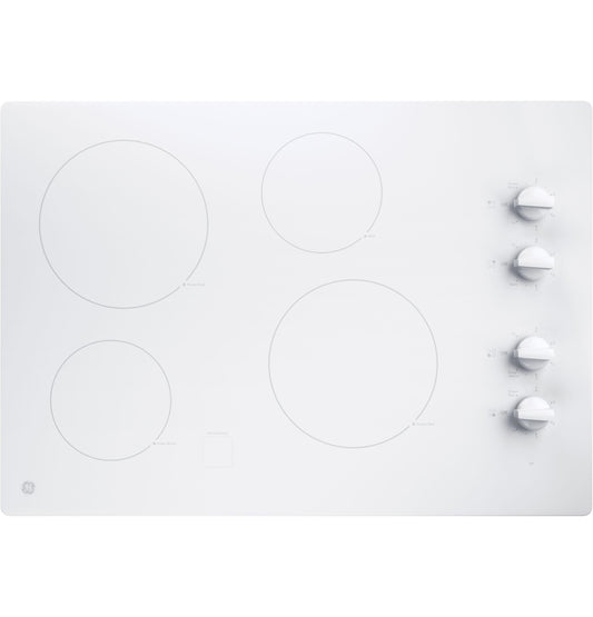 GE APPLIANCES JP3030TWWW Ge 30"" Built-in Knob Control Electric Cooktop