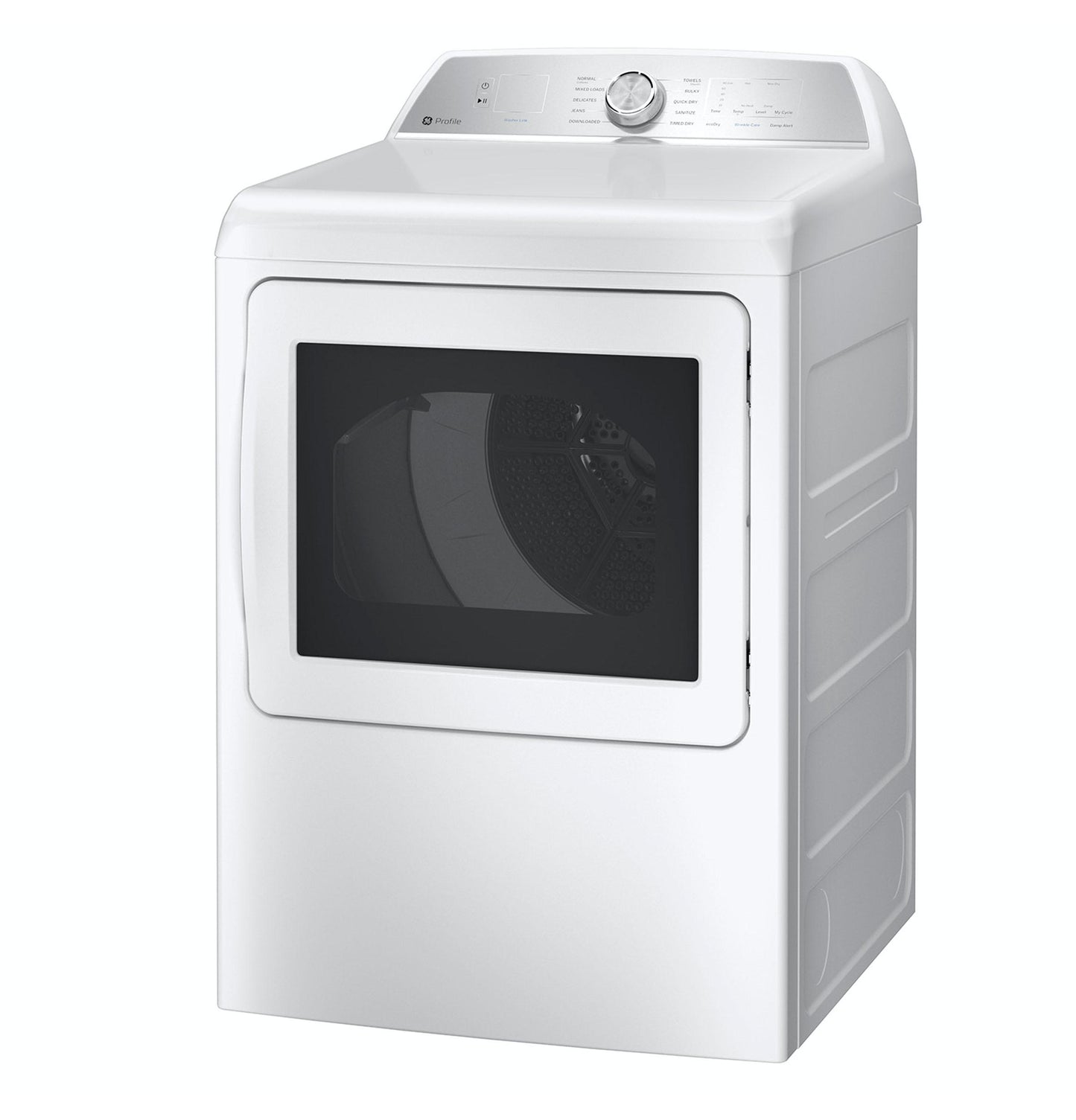 GE APPLIANCES PTD60GBSRWS GE Profile 7.4 Cu. Ft. Capacity Aluminized Alloy Drum Gas DRYER...