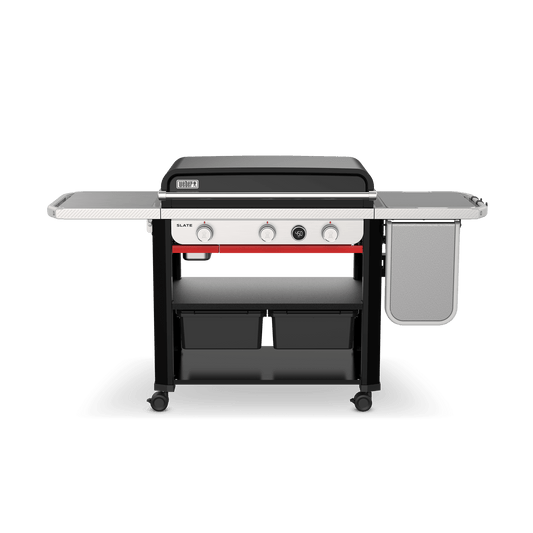 WEBER 1500013 Slate 30"" Rust-resistant Griddle With Extendable Side Table - B...