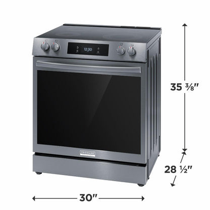 FRIGIDAIRE GCFE3060BD Frigidaire Gallery 30"" Front Control Electric Range With Total CONV...