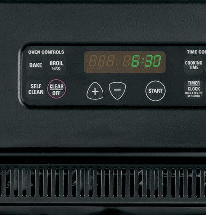 GE APPLIANCES JRP20BJBB GE Appliances 24"" Electric Single Self-cleaning Wall Oven