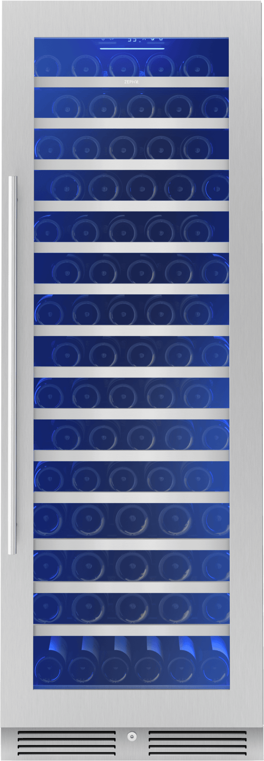 ZEPHYR PRW24F01CG Zephyr 24"" Full Size Single Zone Wine Cooler
