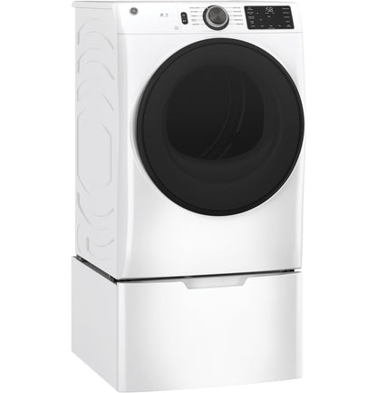 GE APPLIANCES GFD55GSSNWW Ge 7.8 Cu. Ft. Capacity Smart Front Load Gas Dryer