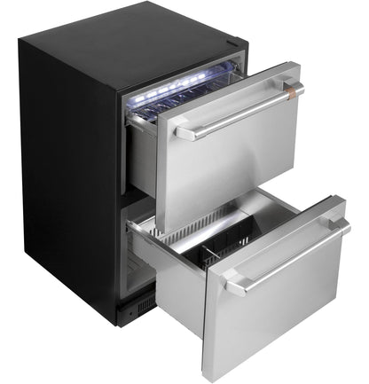 CAFE CDE06RP2NS1 Cafe Cafe 5.7 Cu. Ft. Built-in Dual-drawer Refrigerator