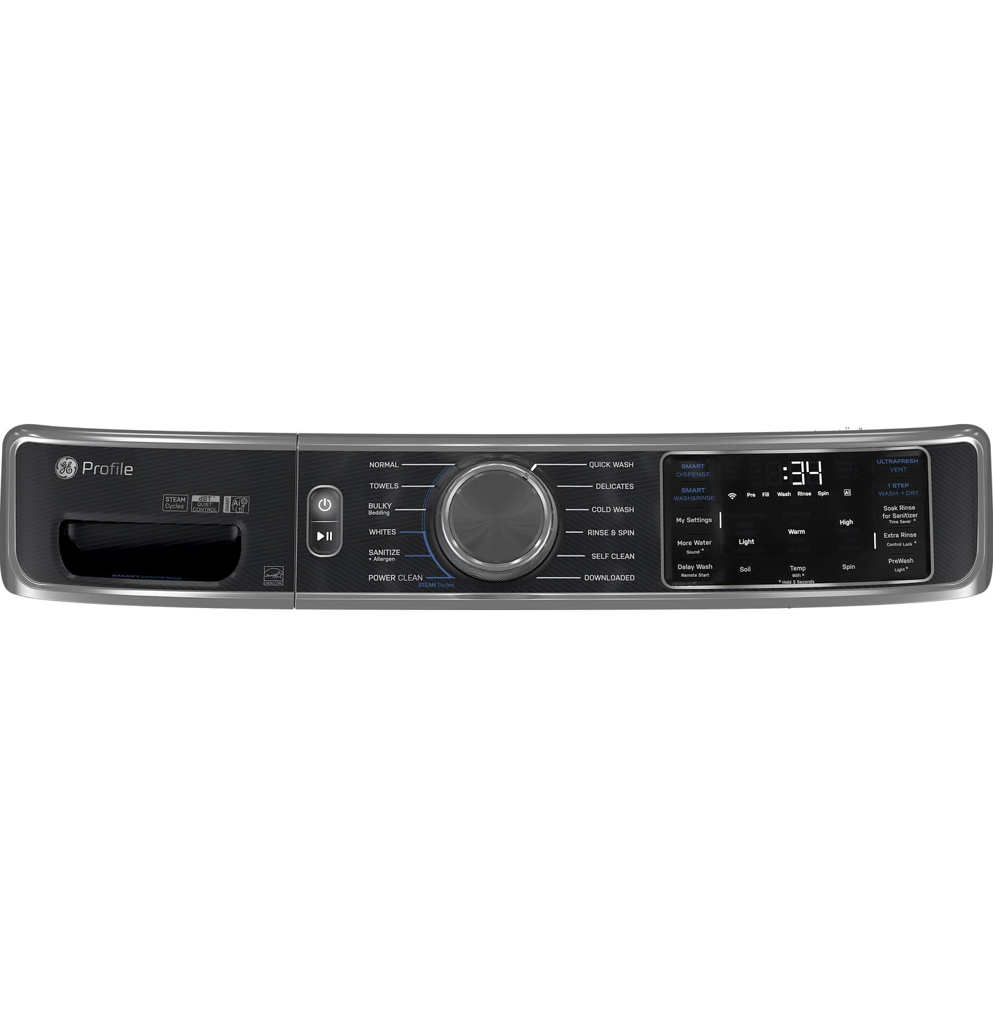 GE APPLIANCES PFW955SPWGN GE Profile 5.5 Cu. Ft. Capacity Smart Front Load Energy STAR...