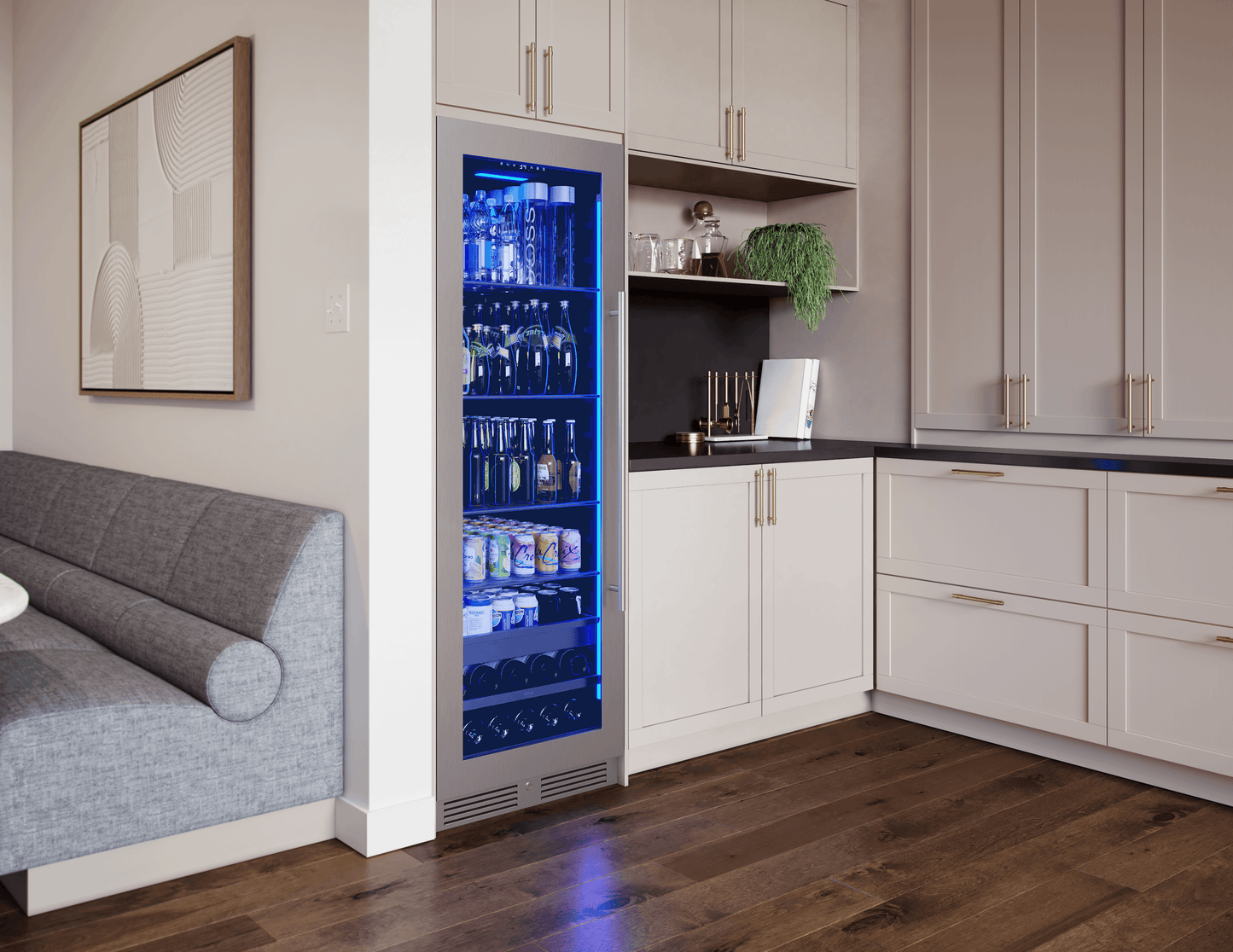 ZEPHYR PRB24F01BG Zephyr 24"" Full Size Single Zone Beverage Cooler