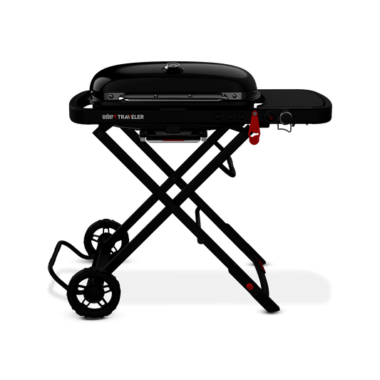 WEBER 9013001 Weber Traveler Portable Gas Grill Stealth Edition
