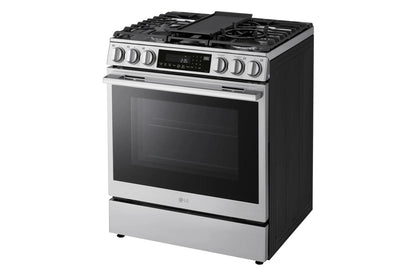 LG LSGL6337X 6.3 Cu Ft. Smart Gas Slide-in Range With Instaview, Probake CONV...