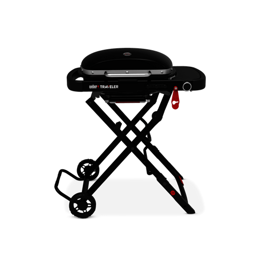 WEBER 1500460 Weber Traveler Compact Portable Gas Grill - Black