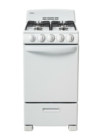 DANBY DR203WGLP Danby 20"" Wide Gas Range In White