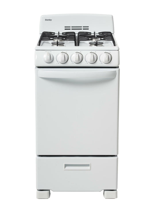DANBY DR203WGLP Danby 20"" Wide Gas Range In White