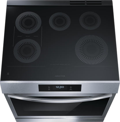 FRIGIDAIRE GCFI3060BF Frigidaire Gallery 30"" Front Control Induction Range With Total CON...