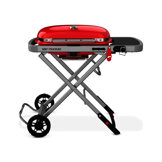 WEBER 9030001 Weber Traveler Portable Gas Grill - Red