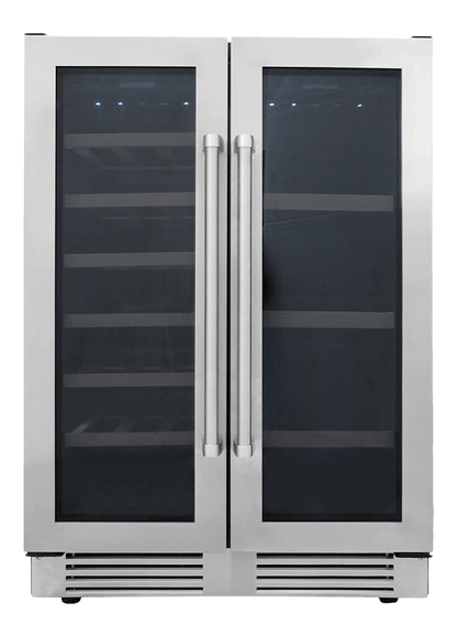 THOR KITCHEN TBC2401DI Thor Kitchen - 24 Inch Under Counter French Door Freestanding INDEP...