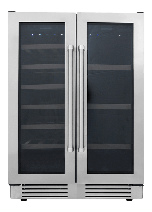 THOR KITCHEN TBC2401DI Thor Kitchen - 24 Inch Under Counter French Door Freestanding INDEP...