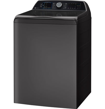 GE APPLIANCES PTW905BPTDG GE Profile 5.3 Cu. Ft. Capacity Washer With Smarter Wash TECHNO...