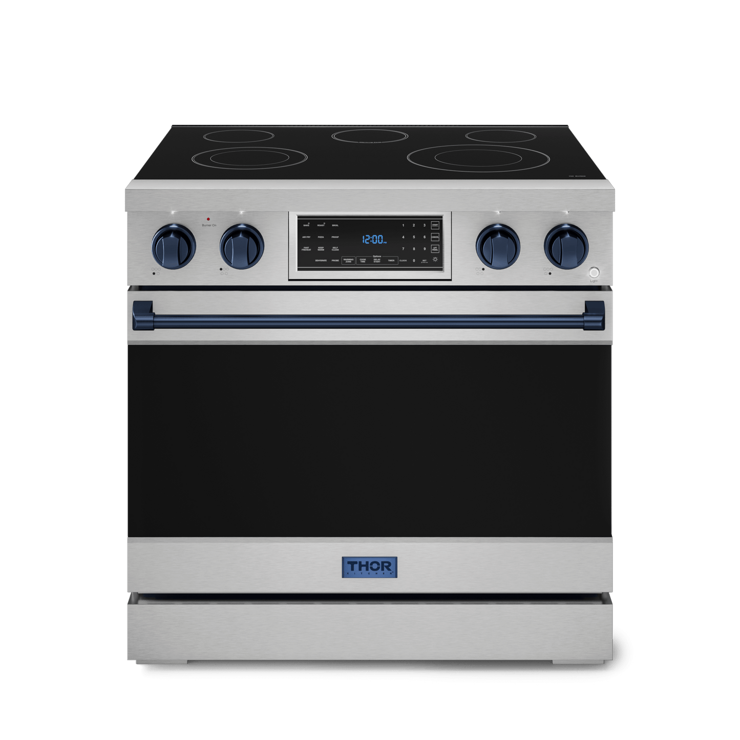 THOR KITCHEN RSE36BLU 36 Inch Professional Electric Range With Tilt Panel Touch Control I...