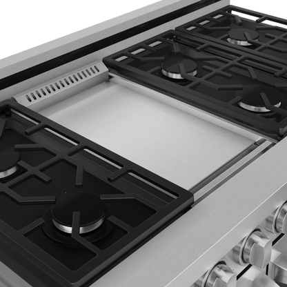 THOR KITCHEN RSG48ELP 48 Inch Professional Lp Range With Tilt Panel Touch Control In STAI...