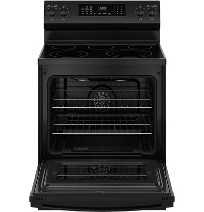 GE APPLIANCES GRF600AVBB Ge 30"" Free-standing Electric Convection Range With No Preheat A...