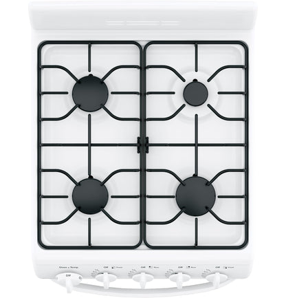 HOTPOINT RGAS200DMWW Hotpoint 20"" Front-control Free-standing Gas Range With Sealed B...