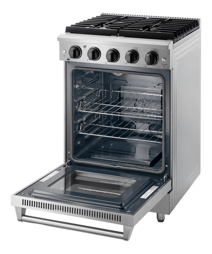 THOR KITCHEN LRG2401U Thor Kitchen 24 Inch Freestanding Gas Range In Stainless Steel